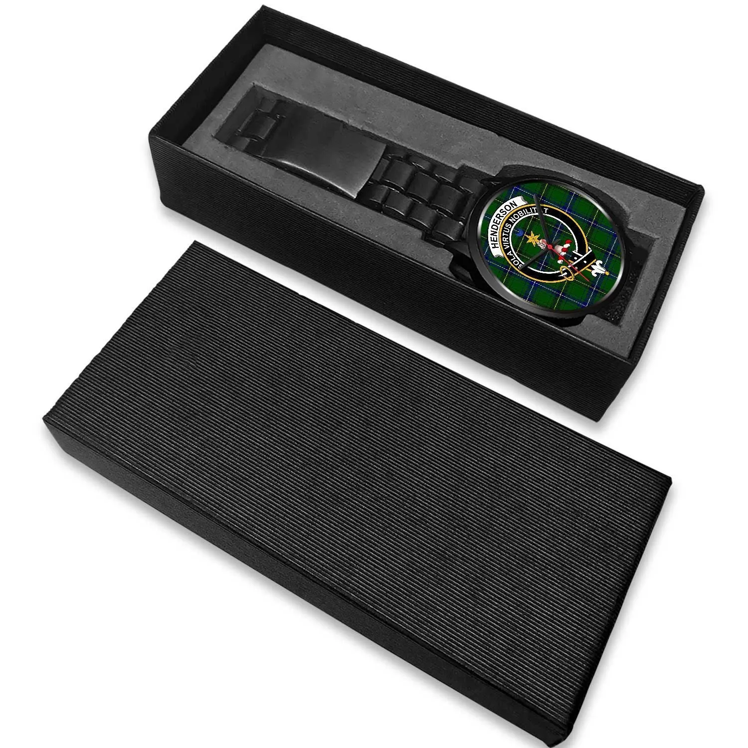 Henderson Modern Clan Badge Tartan Black Watch