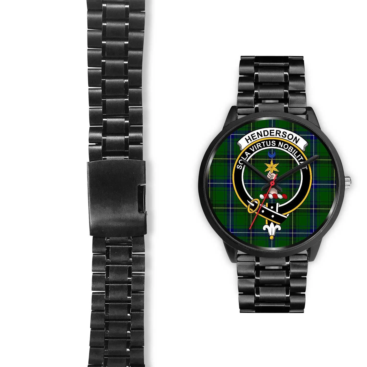 Henderson Modern Clan Badge Tartan Black Watch