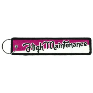 Hot Leathers High Maintenance Key Chain Fob