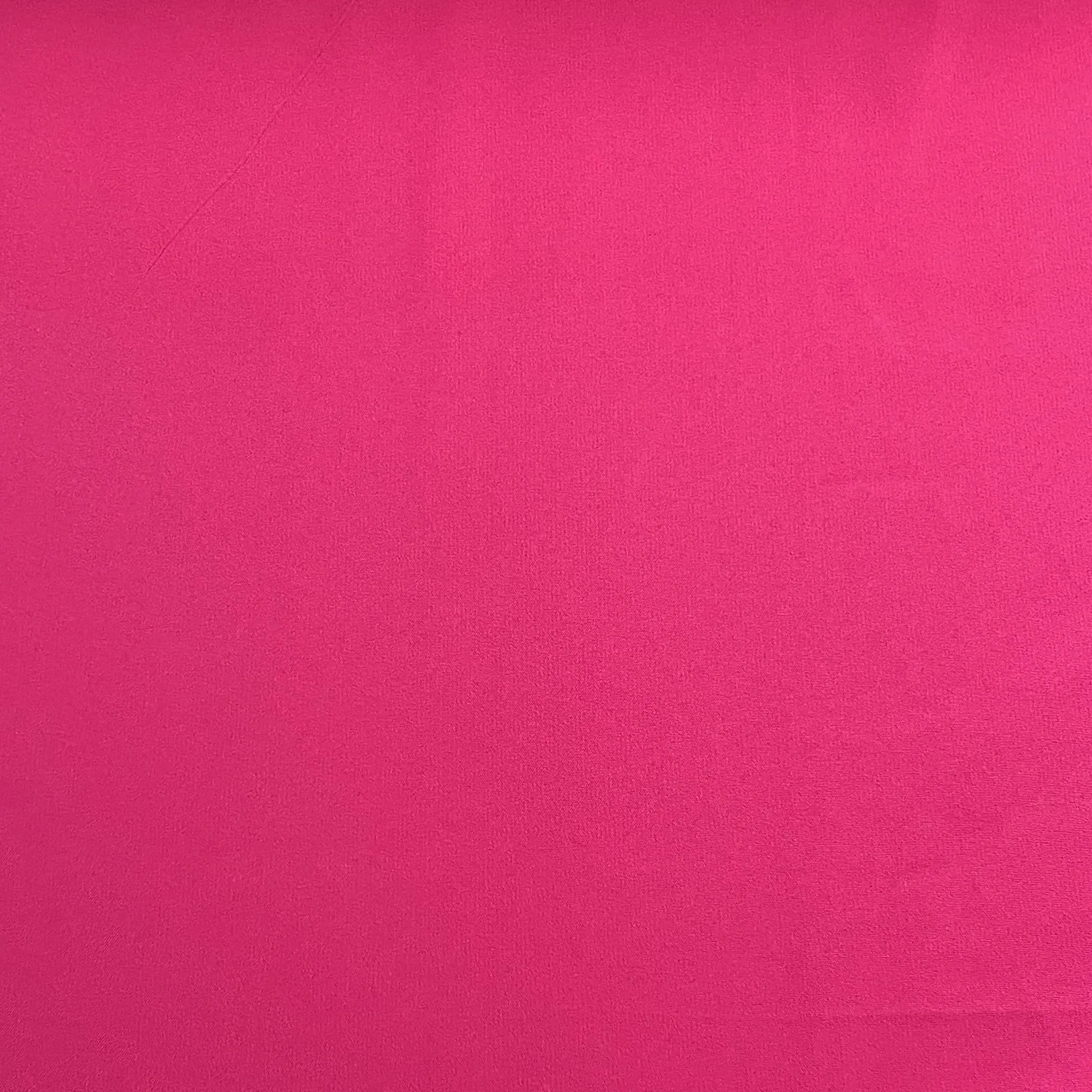 Hot Pink Solid Butter Crepe Fabric