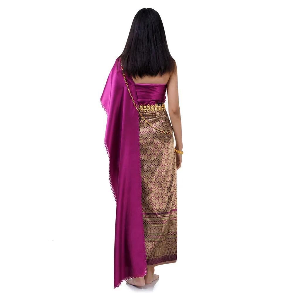 Lalita Luxurious Design Traditional Chut Thai Dress