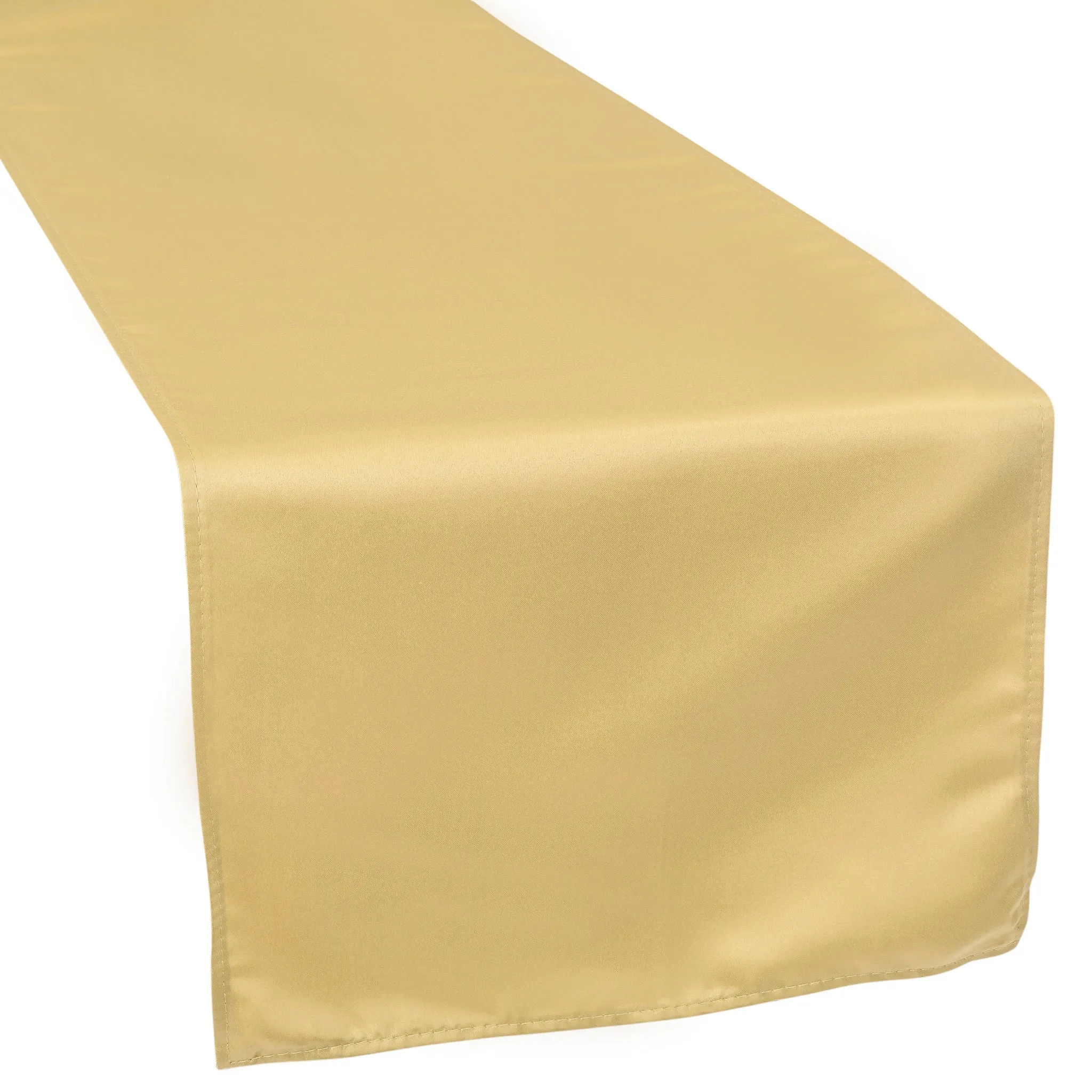 Lamour Satin Table Runner - Gold Antique