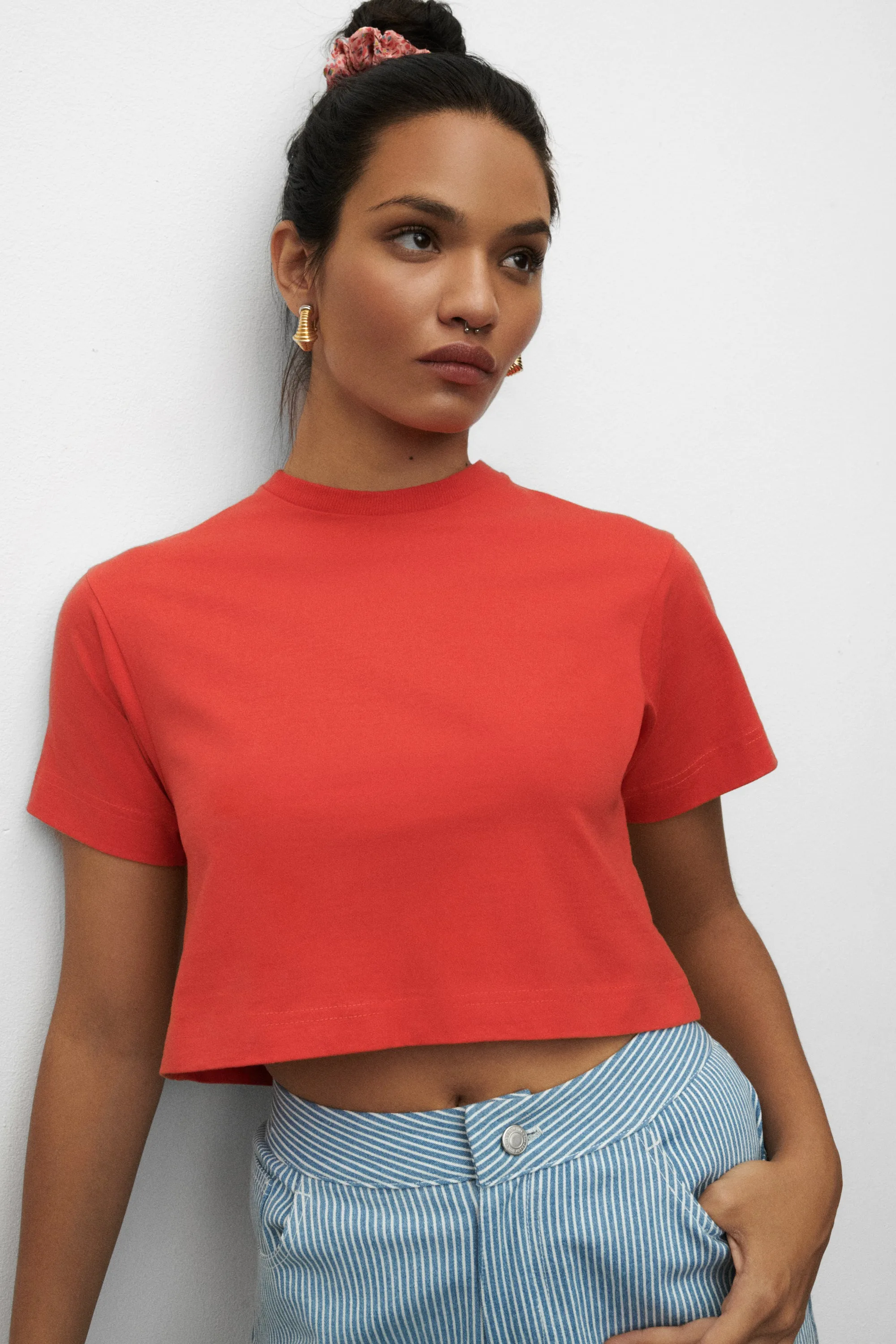 LAY ORGANIC T-SHIRT RED