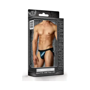 Male Power Matte Metallic Panel Jock Blue Sm