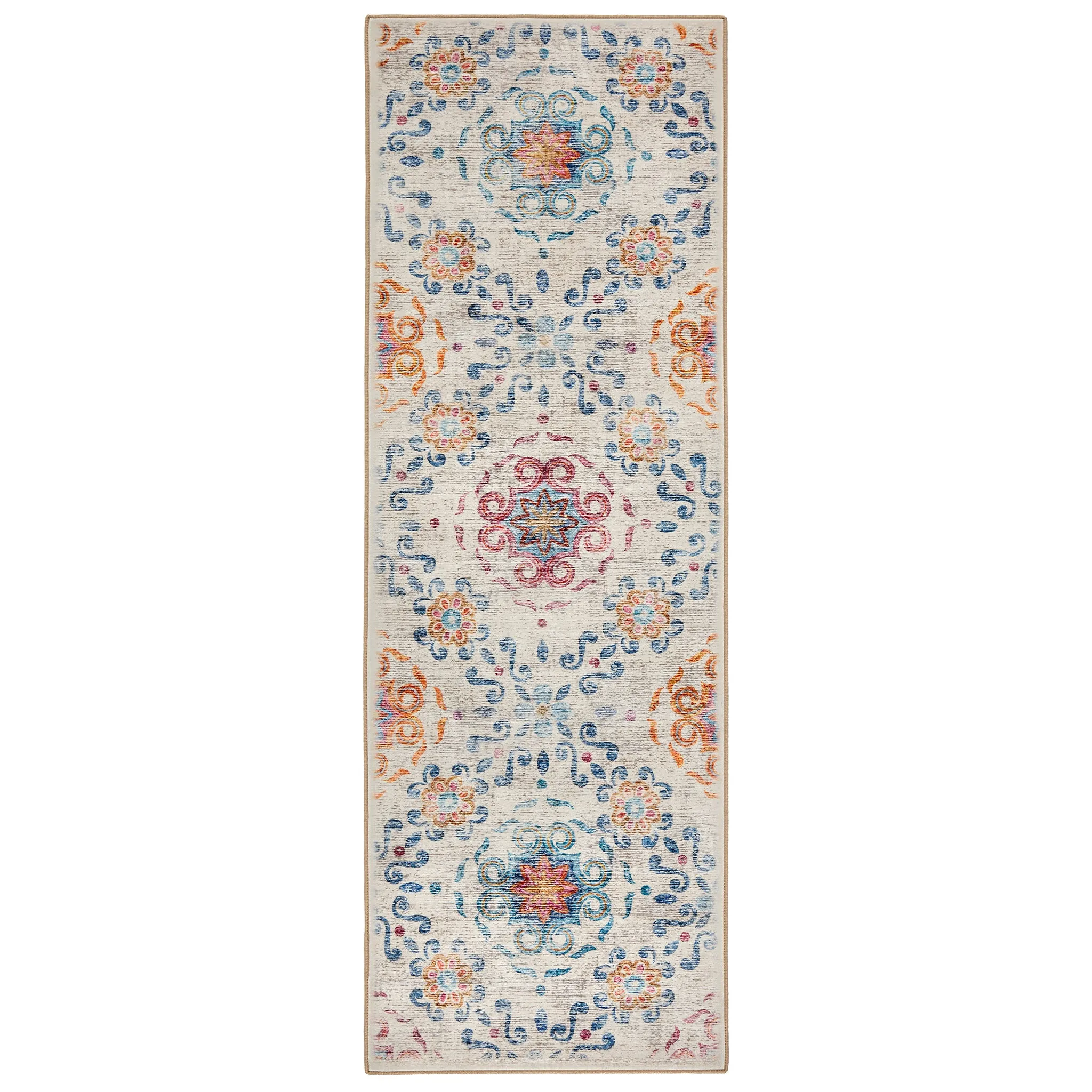 Modern Damask Eco-Washable Rug