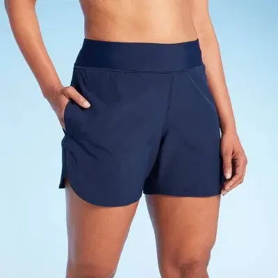 New - Lands' End Women's Swim Shorts Swimwear Bottom Board Shorts Swimsuits UPF 50 