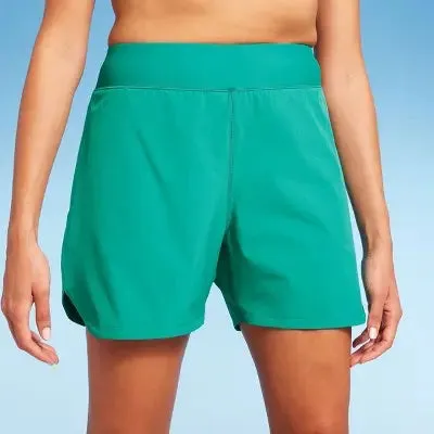 New - Lands' End Women's Swim Shorts Swimwear Bottom Board Shorts Swimsuits UPF 50 