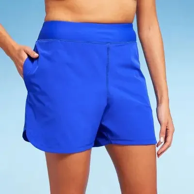 New - Lands' End Women's Swim Shorts Swimwear Bottom Board Shorts Swimsuits UPF 50 