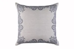 Nina Grey Euro Pillow by Lili Alessandra