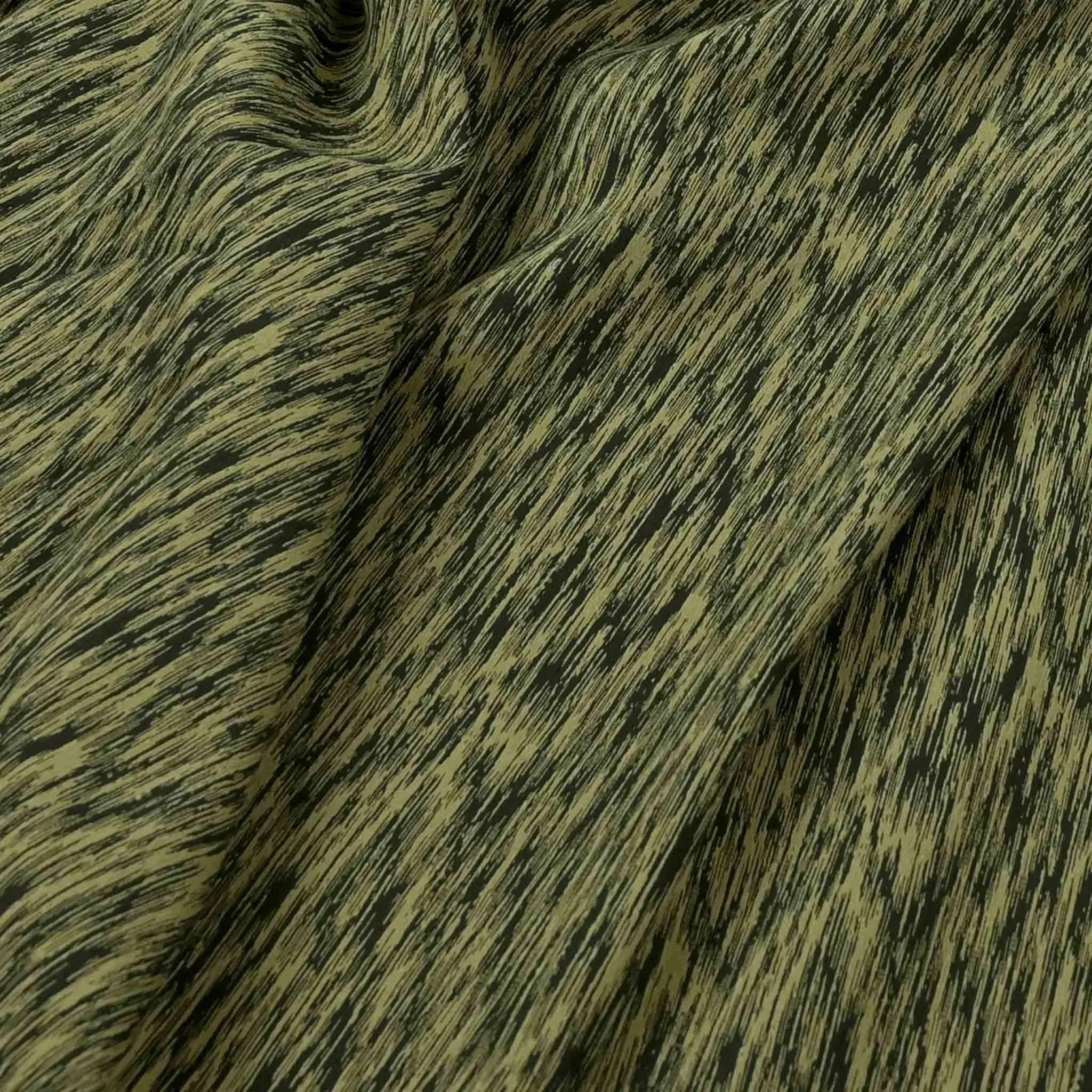 Olive Green Jacquard Fabric 97201