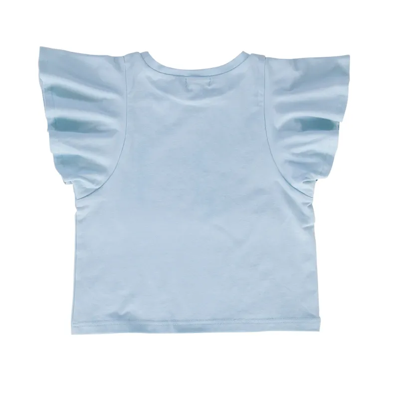 Peggy Belle Tee - Blue Aqua