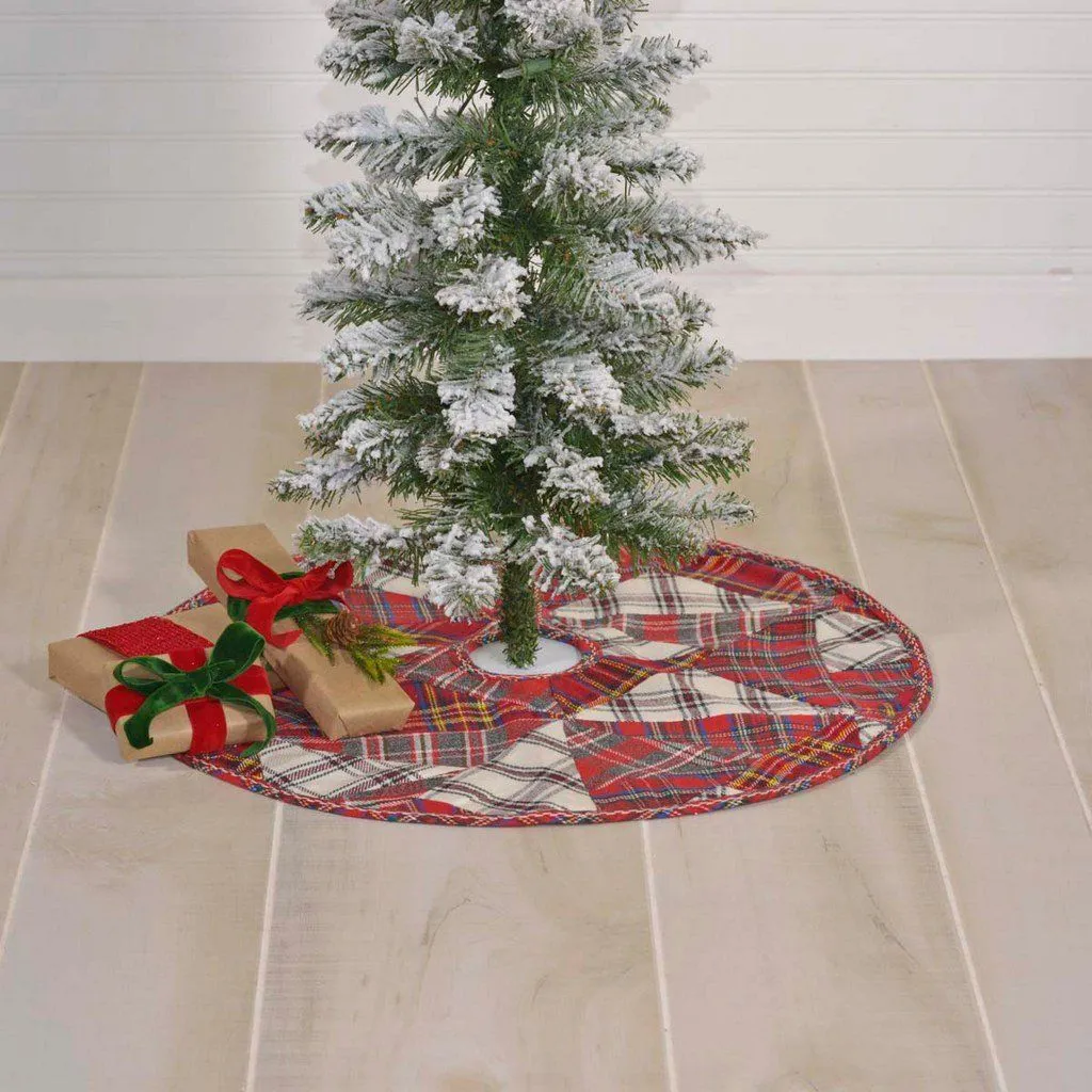 Peyton Patchwork Mini Tree Skirt 21"