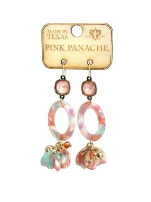 Pink multi-color Pink Panache Earring