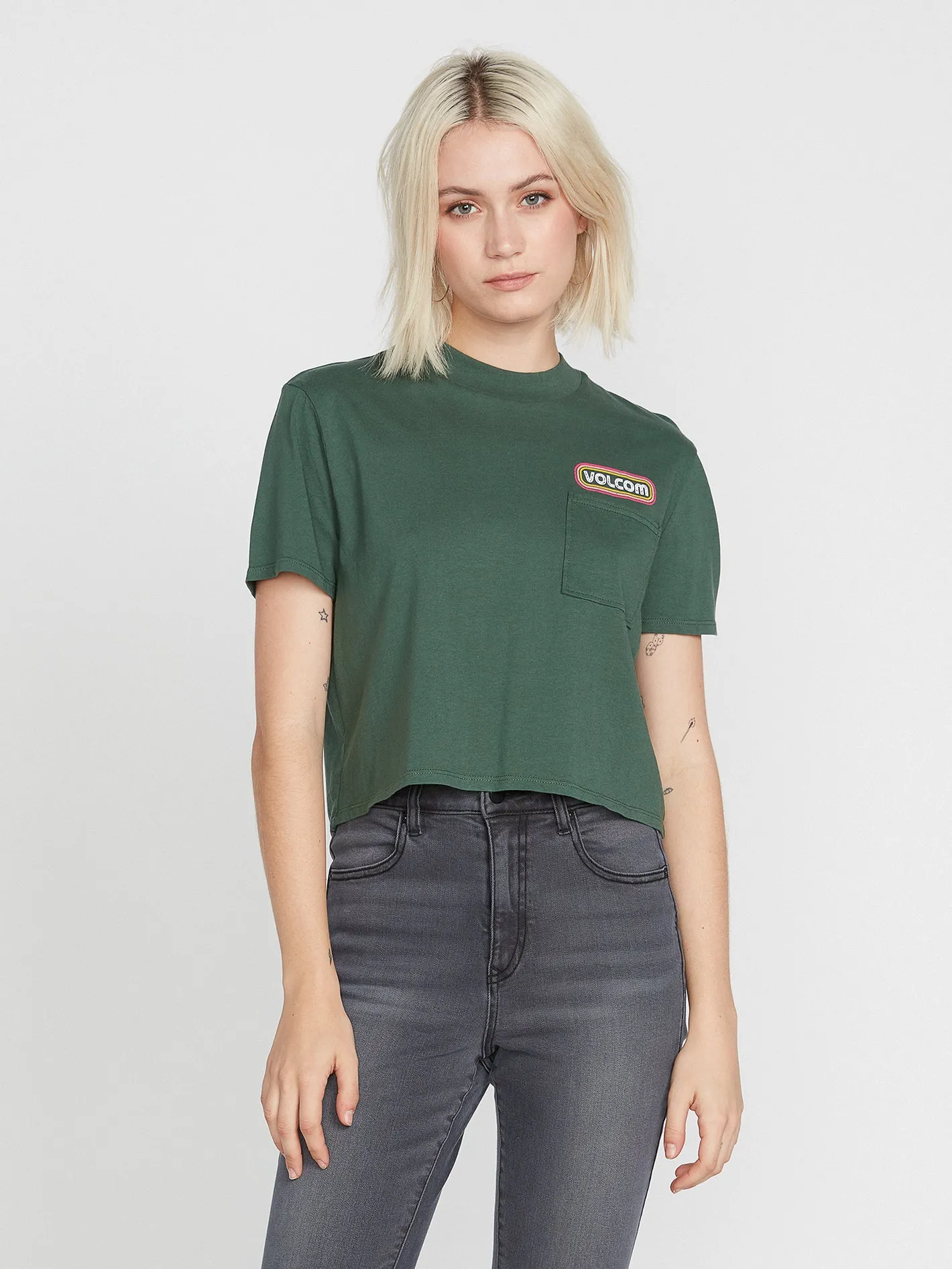 Pocket Dial Short Sleeve Tee - Dark Pine