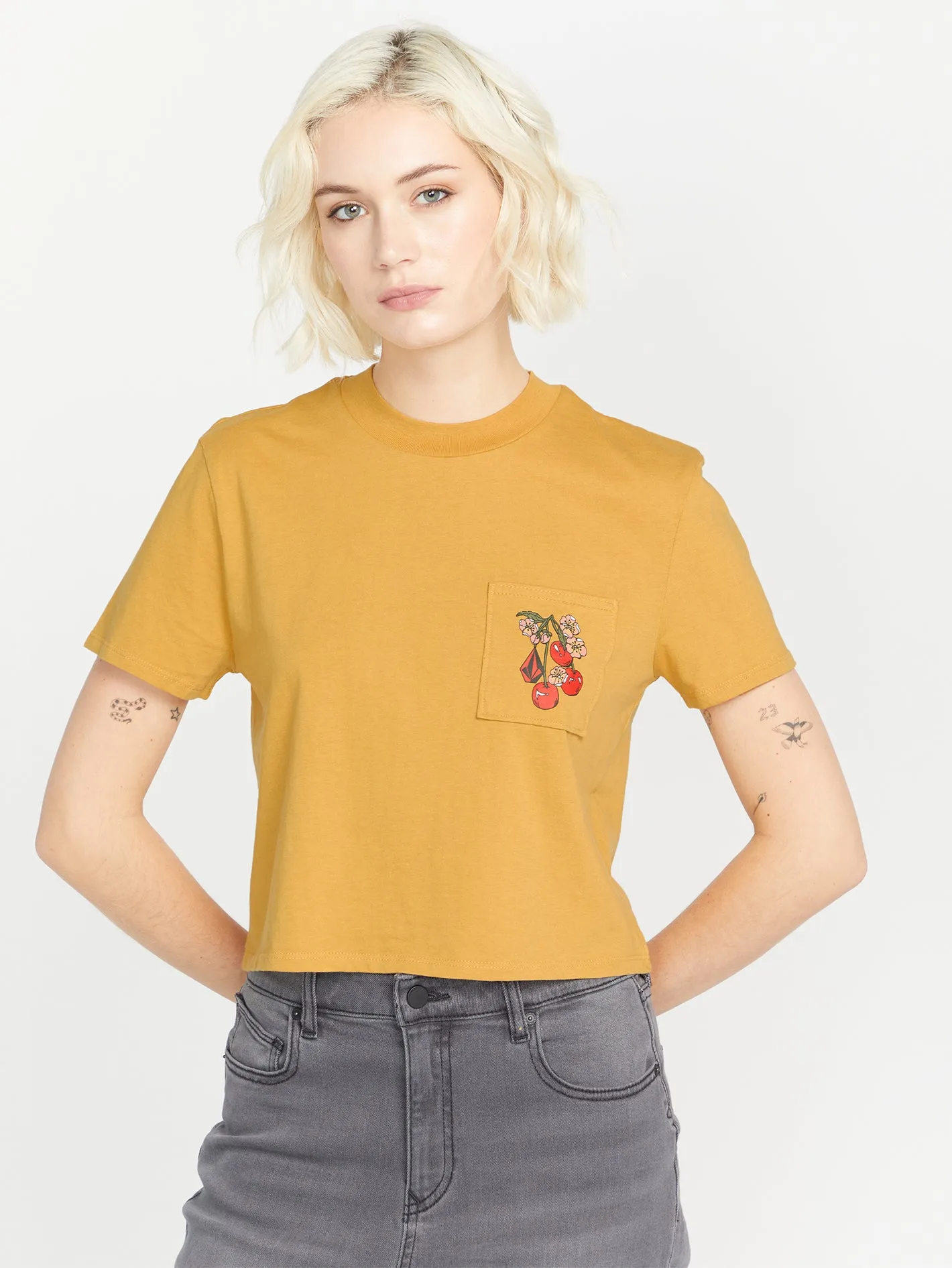 Pocket Dial Short Sleeve Tee - Dijon