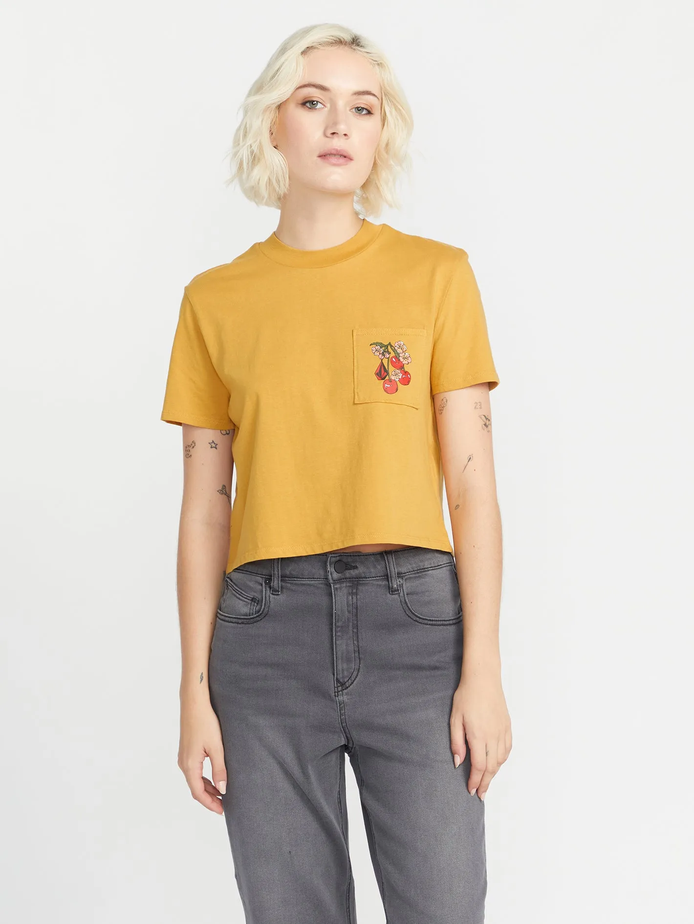 Pocket Dial Short Sleeve Tee - Dijon