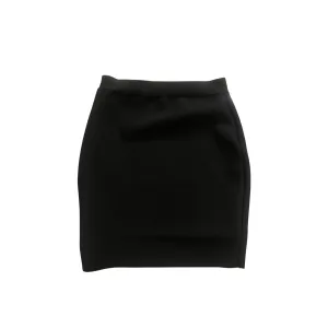 Pre Order:  Chic Solid Zip Up Mini Skirt