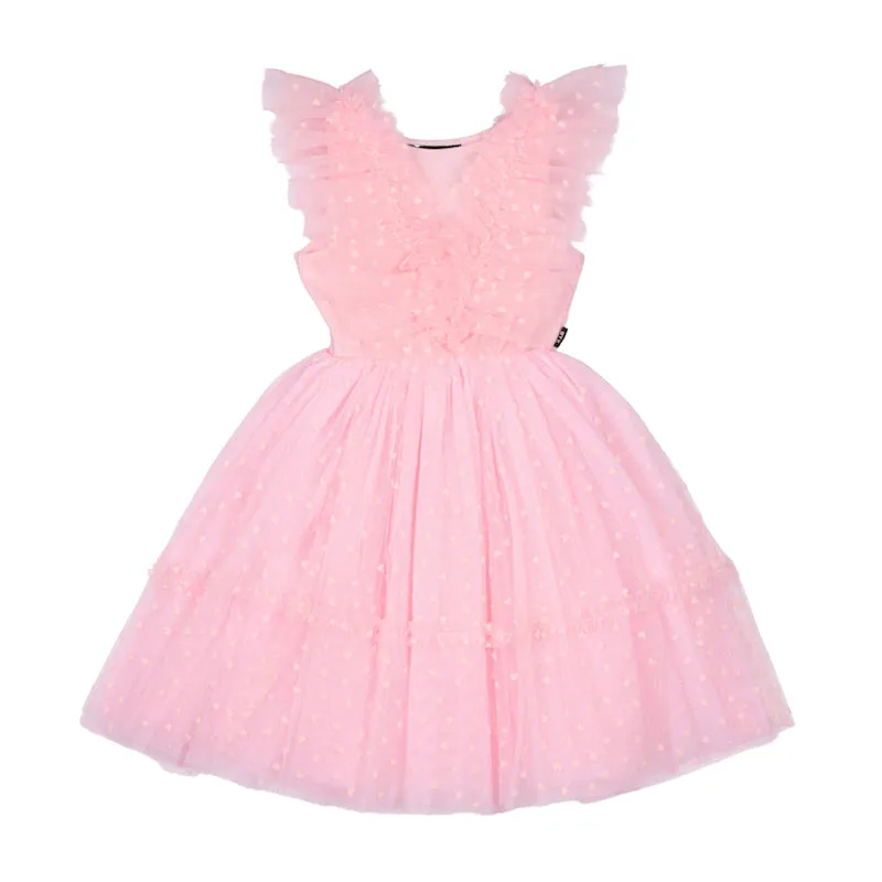 Rock Your Kid Pink Heart Tulle Party Dress