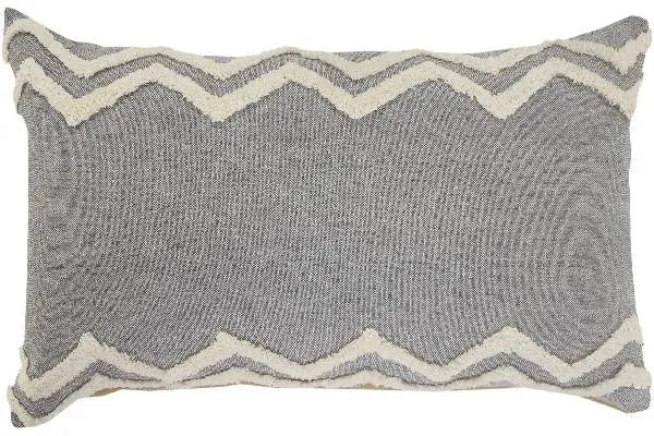 Rory Lr07678 Gray/White Pillow