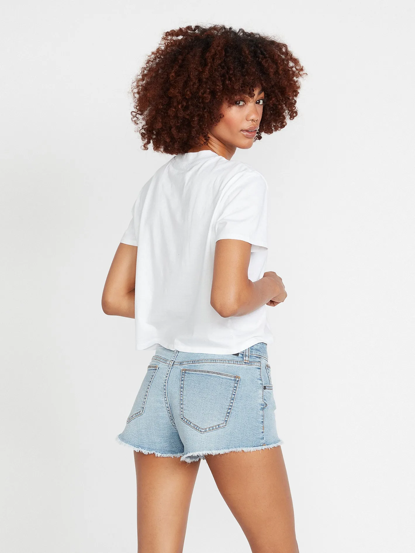 Stoney Stretch Denim Shorts - Retro Blue