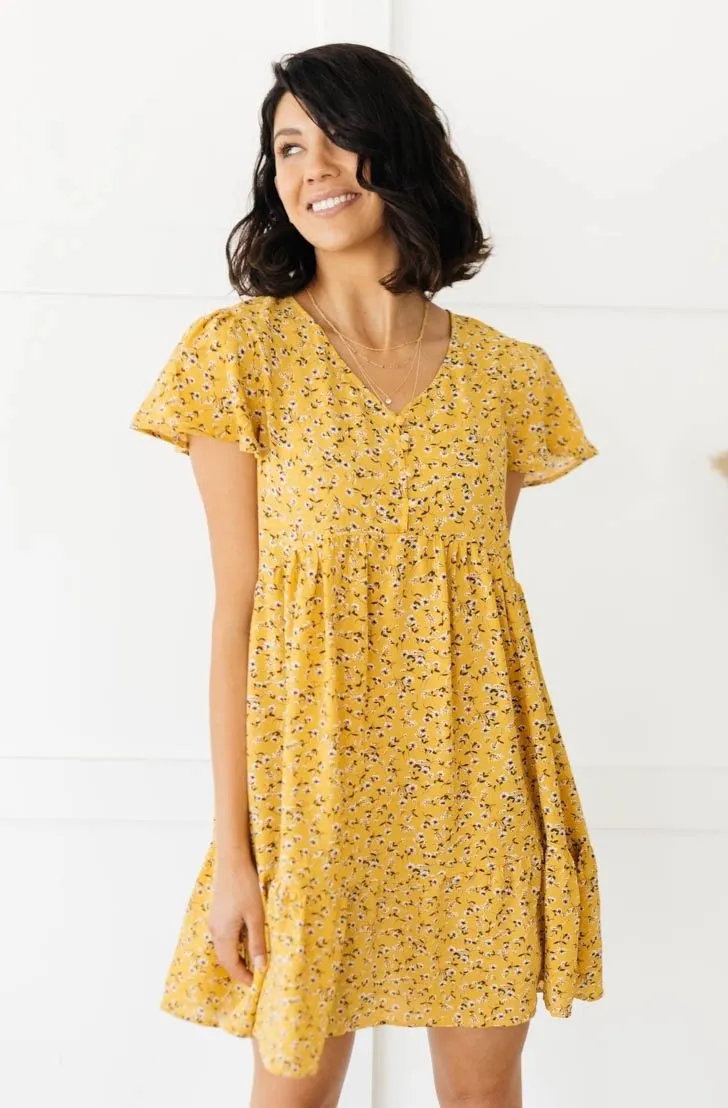 Sunlit Meadows Day Dress