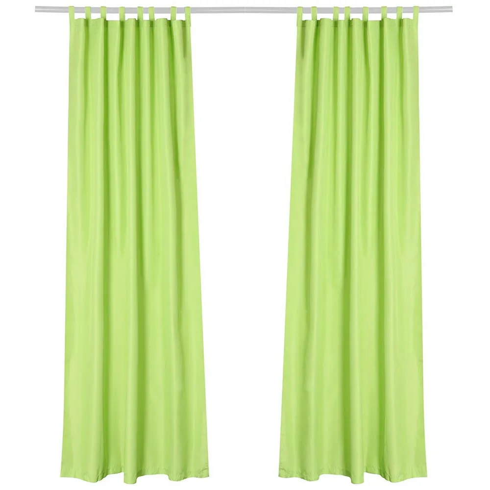 TheLAShop Tab Top Outdoor Patio Curtain, 54"W x 120"L 2ct/Pack