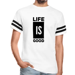 Uniquely You Mens T-Shirt / Life is Good Print II / Short Sleeve Vintage Sport Tee