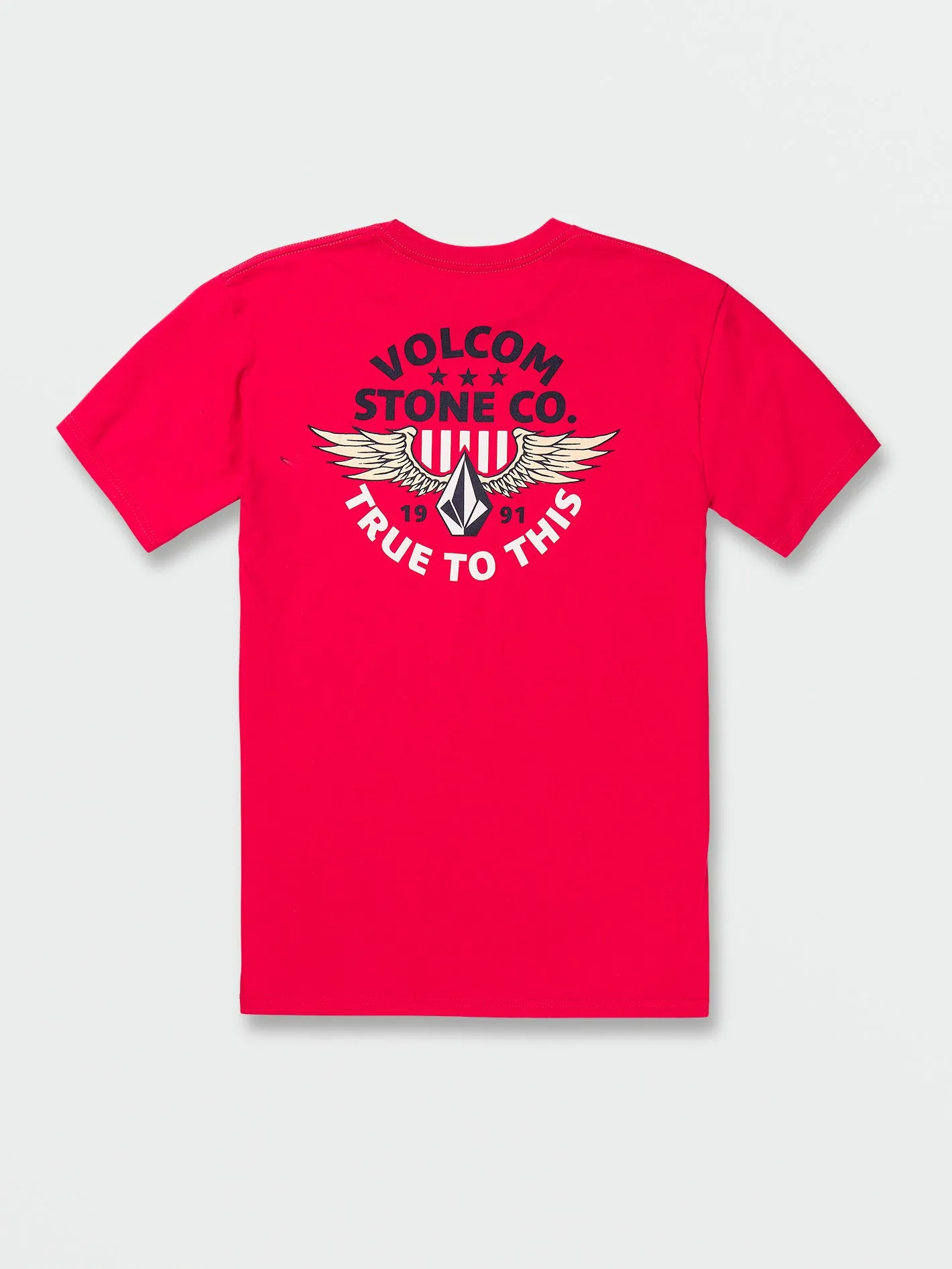 Winged Beast Short Sleeve Tee - Ribbon Red