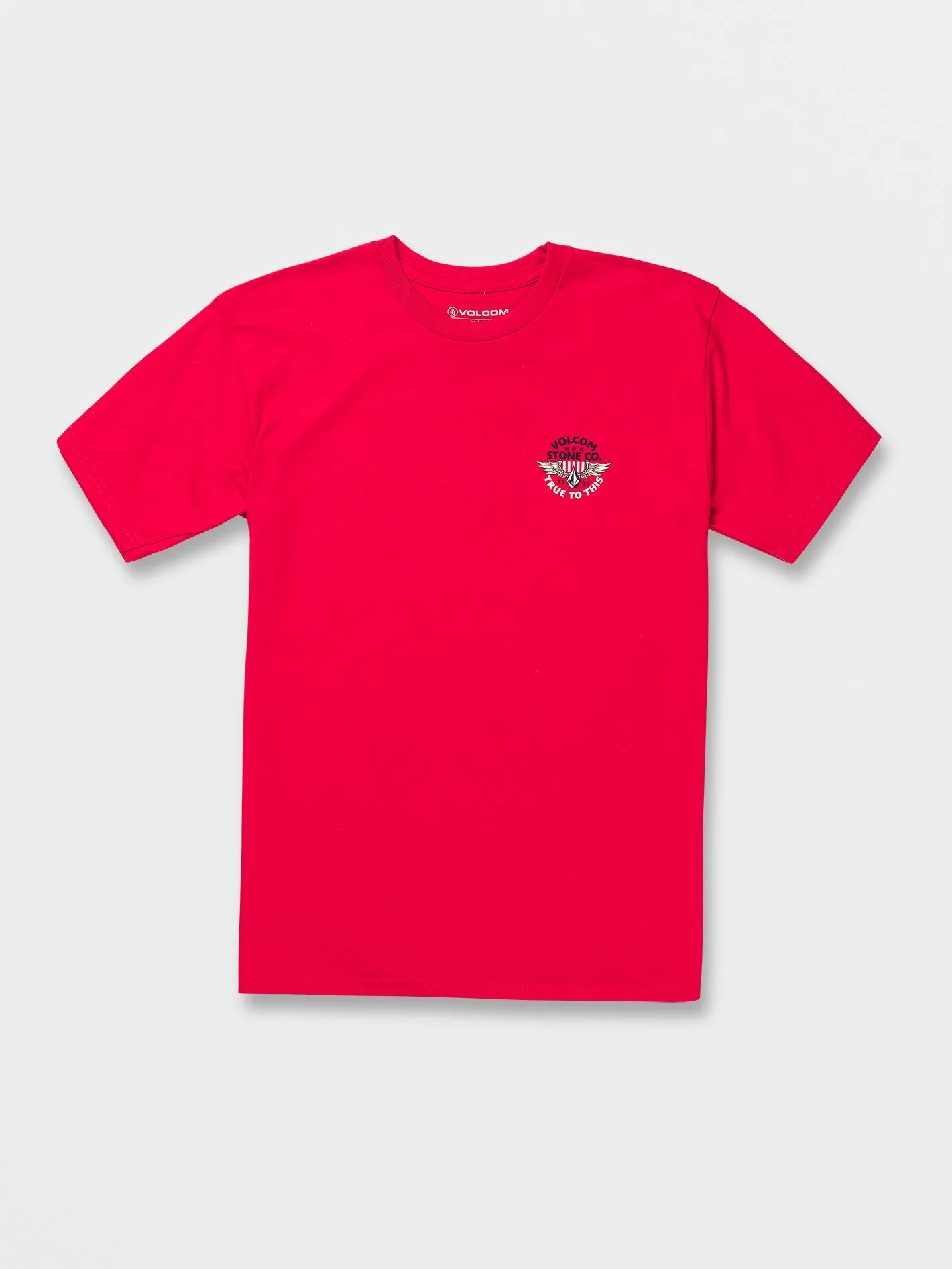 Winged Beast Short Sleeve Tee - Ribbon Red